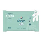 Biolane - lingettes nettoyante  l'eau bio x54 accessoires soin corps 1 pieces unisex
