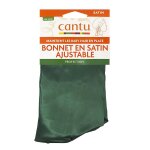 Cantu - bonnet de nuit en satin vert ajustable accessoires cheveux 1 pieces unisex