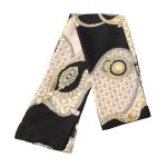 Chris rubin - bella foulard en soie foulards et charpes 1 pieces noir female