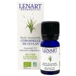 Christian lénart - huile essentielle de citronnelle de ceylan bio ecocert vitamines 10 ml unisex Christian lénart - huile essentielle de citronnelle de ceylan bio ecocert vitamines 10 ml unisex