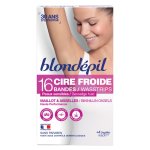 Blondepil cires froides dpilatoires cire froide haute performance maillot&aisselles - peaux sensibles ...