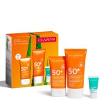 Clarins - mes essentiels protection solaire spf 50 + visage & corps coffrets soin visage 1 pieces female ...