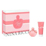 Nina ricci nina rose eau de toilette 50ml + lotion pour le corps 75ml