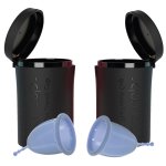 Claripharm claricup coupe menstruelle duopack claricup antimicrobienne et leurs box strilisation - taille ...