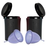 Claripharm claricup coupe menstruelle duopack claricup antimicrobienne et leurs box strilisation - taille ...