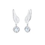 Elli - ailes de grimpeur d'oreilles pour femmes avec cristaux en argent sterling 925 boucles d'oreilles ...