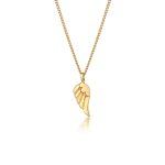 Elli - ailes pendentif ange foi rligion collier enfants - (925 / 1000) argent colliers 1 pieces female ...