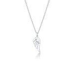 Elli - ailes pendentif ange foi rligion collier enfants - (925 / 1000) argent colliers 1 pieces female ...