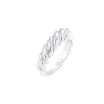 Elli - anneau pour femme twisted basic trend chunky blogger en argent sterling 925 plaqu or bagues 1 ...