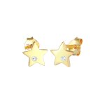 Elli - astro enfants toiles jouant avec la pierre de zircone en argent sterling 925 boucles d'oreilles ...