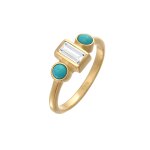 Elli premium - elli premium bague femmes fiançailles vintage étincelante avec topaze et howlite en argent ... Elli premium - elli premium bague femmes fiançailles vintage étincelante avec topaze et howlite en argent ...
