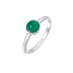 Elli premium - elli premium bague femmes solitaire basic vert avec agate pierres précieuses en argent ... Elli premium - elli premium bague femmes solitaire basic vert avec agate pierres précieuses en argent ...