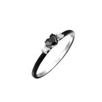 Elli - elli bague avec pierres femmes c?ur zirconium cristaux noir Émail argent sterling 925 fiançailles ... Elli - elli bague avec pierres femmes c?ur zirconium cristaux noir Émail argent sterling 925 fiançailles ...