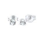 Elli - femmes cristaux en argent sterling 925 boucles d'oreilles 1 pieces female