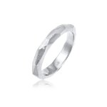 Elli premium - basic engagement bague femme - plaqu or argent (925 / 1000) bagues 1 pieces female