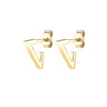 Elli - boucles doreilles basic geo croles en forme de triangle 925 / 1000 argent boucles d'oreilles ...