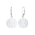 Elli - boucles d'oreilles pour dames ornament oriental round en argent sterling 925 1 pieces female