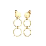 Elli - boucles d'oreilles pour femmes anneau cercle geo en argent 925 sterling 1 pieces female