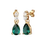 Elli premium - elli premium boucles d'oreilles femmes pendentif d'oreilles goutte lgante avec zircon ...