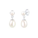 Elli premium - elli premium boucles d'oreilles femmes pendentif d'oreilles noble avec perles de culture ...