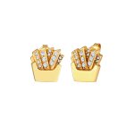 Elli - elli boucle d'oreille femmes pommes cristaux de verre taille xilion blanc argent sterling 925 ...