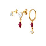 Elli - elli boucles d'oreilles femmes rubis taille marquise rouge topaze taille diamant blanc 925 argent ... Elli - elli boucles d'oreilles femmes rubis taille marquise rouge topaze taille diamant blanc 925 argent ...