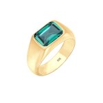 Elli premium - premium - cachet classique bague femme - plaqu or argent (925 / 1000) argent grenat bagues ...