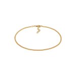 Elli - chane de base pour dames, discrte et intemporelle, ajustable en argent sterling 925. chanes ...