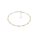Elli - chane boule pour femme bicolore summer beach basic minimal en argent sterling 925 plaqu or chanes ...