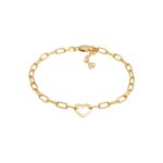 Elli - chane maille coeur pour femme tendance ovale en argent sterling 925 bracelets 1 pieces female ...