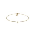 Elli - de cheville toile de mer perle plage maritime 925 / 1000 argent plaqu or chanes de cheville ...