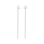 Elli - cintre pour dames - astro look de la lune et de l'toile - tendance en argent sterling 925 boucles ...