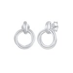 Elli - clous d'oreilles pour femmes circles blogger trend en argent sterling 925 boucles d'oreilles 1 ...
