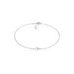 Elli - coeur bracelet femme - (925 / 1000) argent chaînes de cheville 1 pieces female Elli - coeur bracelet femme - (925 / 1000) argent chaînes de cheville 1 pieces female