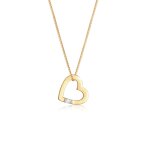 Elli - coeur pendentif amour avec des cristaux de zircone collier femme - (925 / 1000) argent colliers ... Elli - coeur pendentif amour avec des cristaux de zircone collier femme - (925 / 1000) argent colliers ...