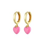 Elli - coeur pendentifs avec Émail boucles d'oreille enfants - (925 / 1000) argent plaqué or boucles ... Elli - coeur pendentifs avec Émail boucles d'oreille enfants - (925 / 1000) argent plaqué or boucles ...