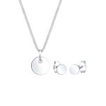 Elli - collier bouchon cercle argent 925 coffret de bijoux 1 pieces female