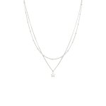Elli - collier à couches femmes pendentif Étoile chaîne à boules zirconium taille diamant blanc argent ... Elli - collier à couches femmes pendentif Étoile chaîne à boules zirconium taille diamant blanc argent ...