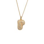 Elli - collier femmes pendentif lettre cristaux de verre blanc argent sterling 925 plaqué or or 45 cm ... Elli - collier femmes pendentif lettre cristaux de verre blanc argent sterling 925 plaqué or or 45 cm ...