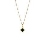 Elli - elli collier femmes pendentif trèfle emaille blanc argent sterling 925 plaqué or or 45cm colliers ... Elli - elli collier femmes pendentif trèfle emaille blanc argent sterling 925 plaqué or or 45cm colliers ...