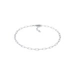 Elli - collier  maillons pour femmes oval basic t trend rglable en argent sterling 925 plaqu or ...