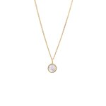 Elli - collier avec pierre femmes chaîne armurée pierre de lune cabochon blanc argent sterling 925 plaqué ... Elli - collier avec pierre femmes chaîne armurée pierre de lune cabochon blanc argent sterling 925 plaqué ...