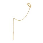 Elli - collier  tirette earcuff d'oreilles pour dames, d'un style saisissant, en 925 / 1000 argent massif ...