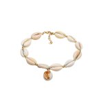 Elli - coquillages kauri maritime plage trend blogger bracelet femme - (925 / 1000) argent plaqu or ...