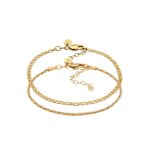 Elli premium - cordon de base pour femmes set de 2 en argent sterling 925 bracelets 1 pieces female