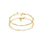 Elli premium - couche chane  boules lgant basic minimal bracelets femme - (925 / 1000) argent 1 pieces ...
