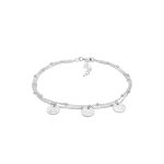 Elli - couche plaquettaires geo bracelet femme plaqu or argent (925 / 1000) bracelets 1 pieces female ...