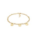 Elli - couche plaquettaires geo bracelet femme plaqu or argent (925 / 1000) bracelets 1 pieces female ...