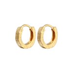 Elli - croles pour dames structure organique de base petit minimal en 925 / 1000 argent 1 pieces female ...