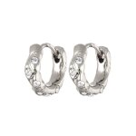 Elli - croles femmes cristaux de verre taille xilion blanc argent sterling 925 1 pieces female